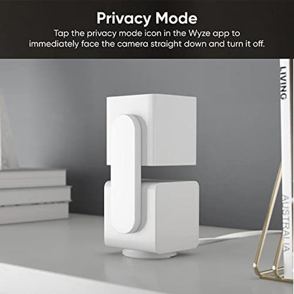 WYZE Cam Pan v3 Indoor/Outdoor IP65-Rated 1080p Pan/Tilt/Zoom Wi-Fi Smart Home Security Camera with Motion Tracking for Baby & Pet, Color Night Vision, 2-Way Audio, Works with Alexa & Google Assistant - متجر الجيل العربي الرقمي