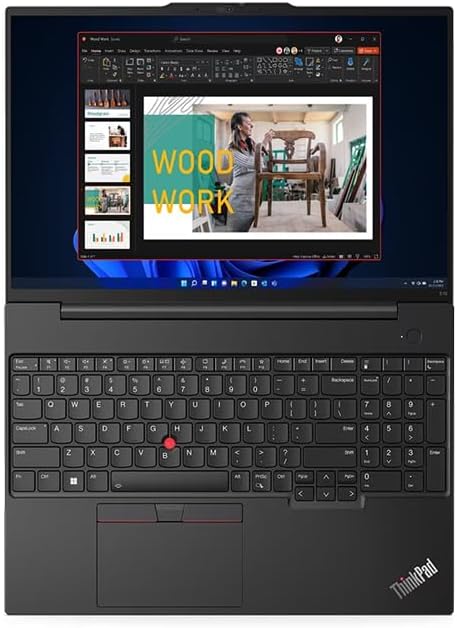 Lenovo ThinkPad E16 Gen 1 Intel Core i7 1355U 8GB RAM 512GB SSD 16″ WUXGA Display NVIDIA® GeForce MX550 2GB GDDR6 Graphics Windows 11 (Upgraded) - متجر الجيل العربي الرقمي