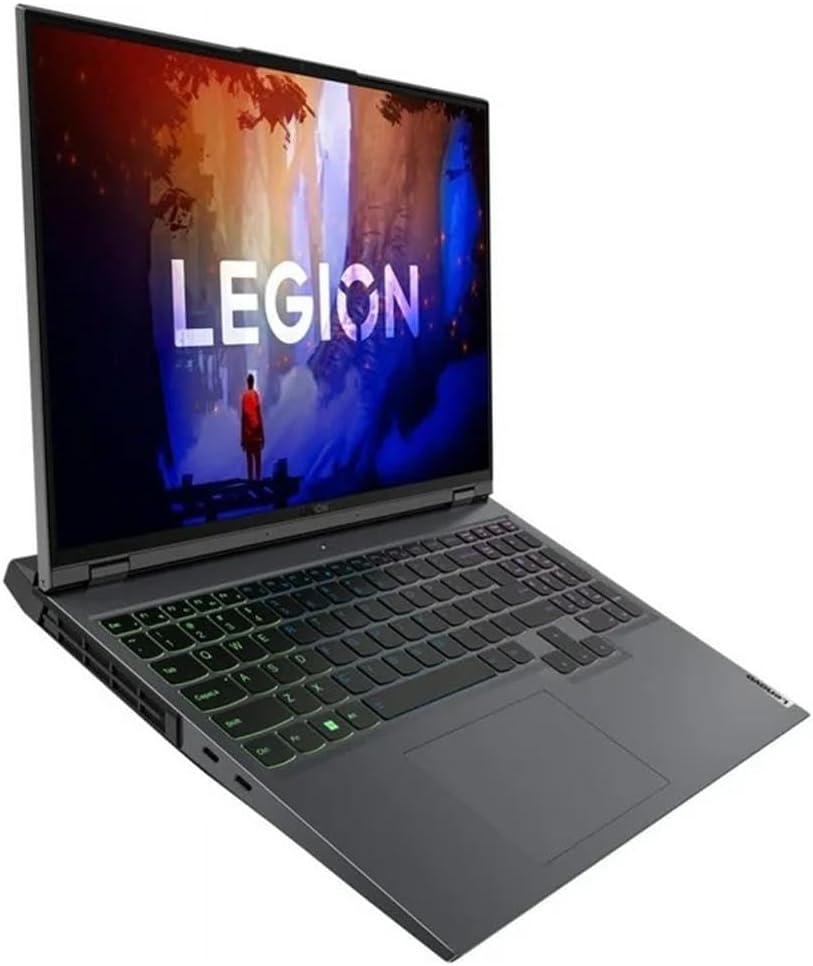 Lenovo Lenovo Legion 5 Pro 16ARH7H 16" Gaming Notebook Computer, AMD Ryzen 7 6800H, 16GB RAM, 1TB SSD, NVIDIA GeForce RTX 3070Ti, Windows 11 Home, Storm Grey - متجر الجيل العربي الرقمي