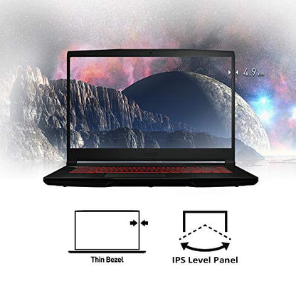 MSI GF65 Thin 9SD-004 15.6" 120Hz Gaming Laptop Intel Core i7-9750H GTX1660Ti 16GB 512GB NVMe SSD Win10Home - متجر الجيل العربي الرقمي