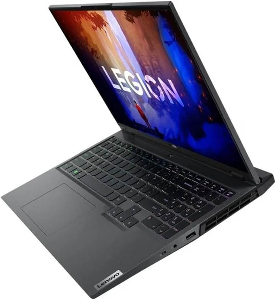 Lenovo Lenovo Legion 5 Pro 16ARH7H 16" Gaming Notebook Computer, AMD Ryzen 7 6800H, 16GB RAM, 1TB SSD, NVIDIA GeForce RTX 3070Ti, Windows 11 Home, Storm Grey - متجر الجيل العربي الرقمي