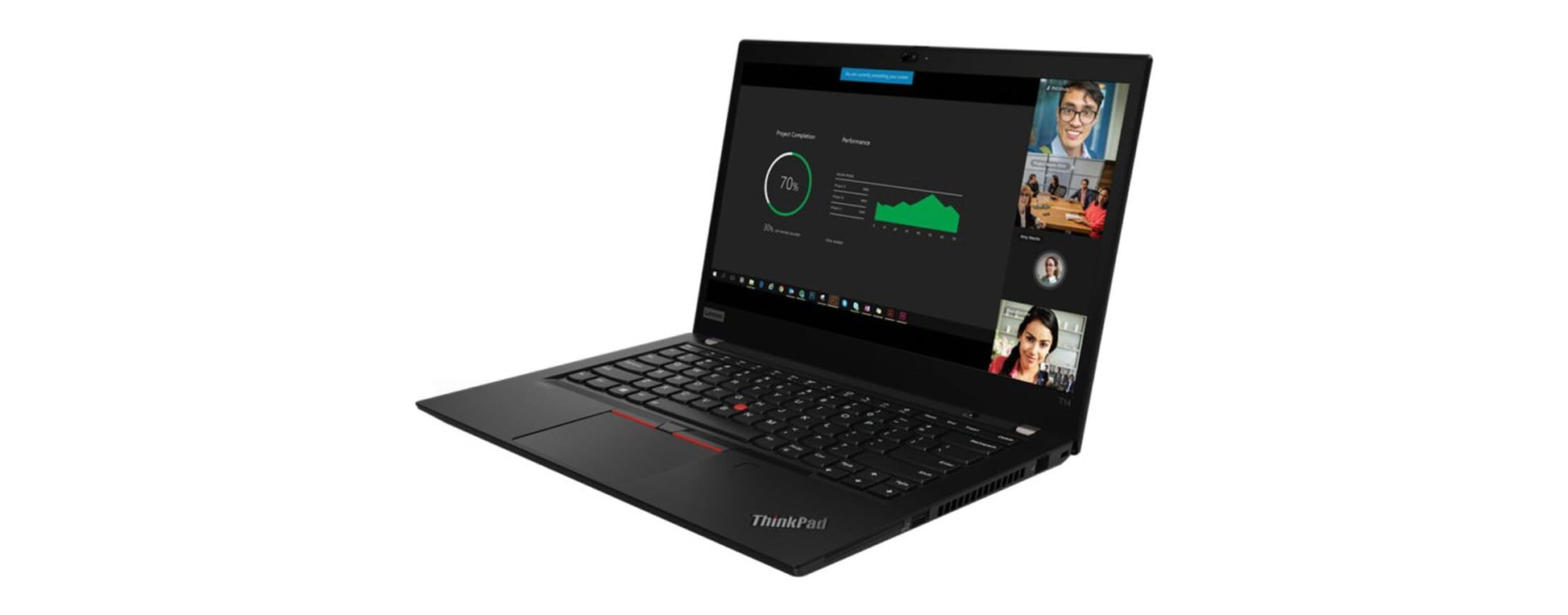 Lenovo 2023 ThinkPad T14 G3 14" WUXGA IPS Touch Laptop 12-Core Intel i7-1260P Iris Xe Graphics 48GB DDR4 2TB NVMe SSD WIFI 6E RJ45 HDMI Thunderbolt4 Fingerprint Backlit Windows 10 Pro w/RE USB - متجر الجيل العربي الرقمي