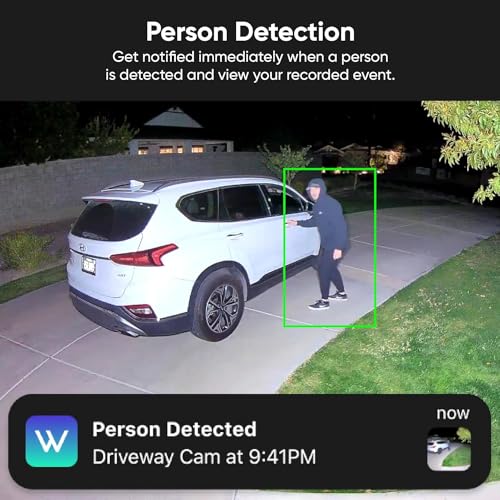 WYZE Cam v3 with Color Night Vision, Wired 1080p HD Indoor/Outdoor Video Camera, 2-Way Audio, Works with Alexa, Google Assistant, and IFTTT - متجر الجيل العربي الرقمي