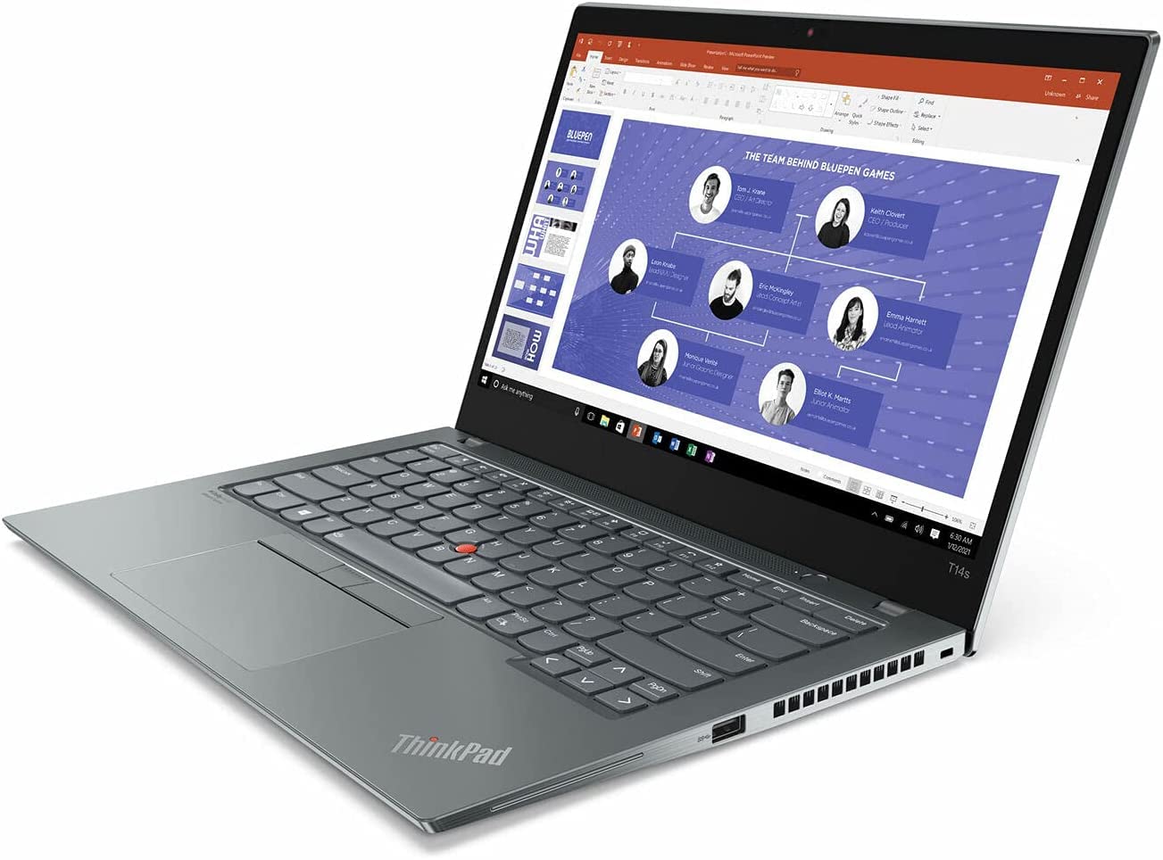 Lenovo 2023 ThinkPad T14 G3 14" WUXGA IPS Touch Laptop 12-Core Intel i7-1260P Iris Xe Graphics 48GB DDR4 2TB NVMe SSD WIFI 6E RJ45 HDMI Thunderbolt4 Fingerprint Backlit Windows 10 Pro w/RE USB - متجر الجيل العربي الرقمي