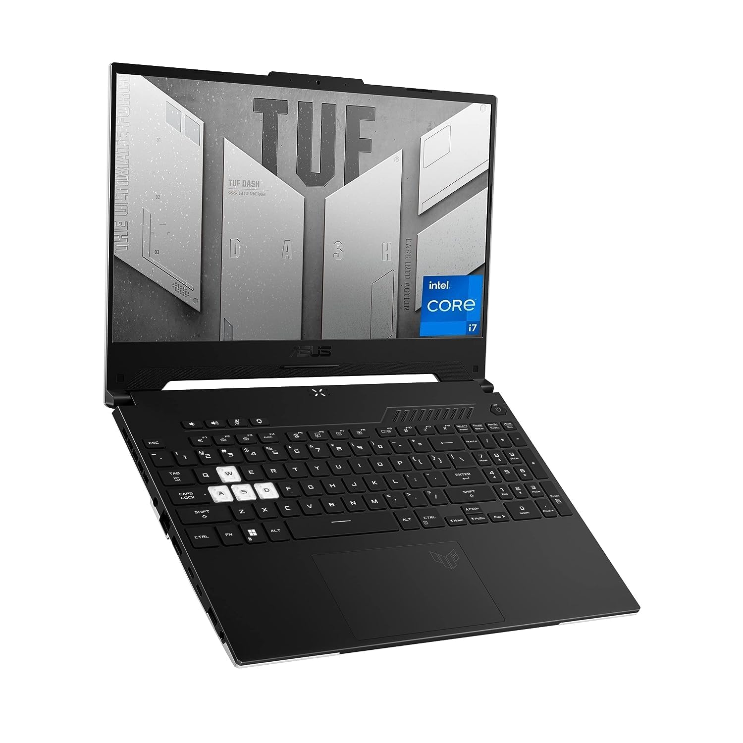 ASUS TUF Dash 15 (2022) Gaming Laptop, 15.6" 144Hz FHD Display, Intel Core i7-12650H, GeForce RTX 3060, 16GB DDR5, 512GB SSD, Thunderbolt 4, Windows 11 Home, Off Black, FX517ZM-AS73 - متجر الجيل العربي الرقمي