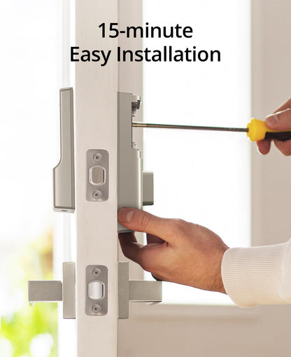 eufy Security Smart Lock C210, Keyless Entry Door Lock, Built-in WiFi Deadbolt, Smart Door Lock, No Bridge Required, Easy Installation, Touchscreen Keypad, App Remote Control, BHMA Certified - متجر الجيل العربي الرقمي