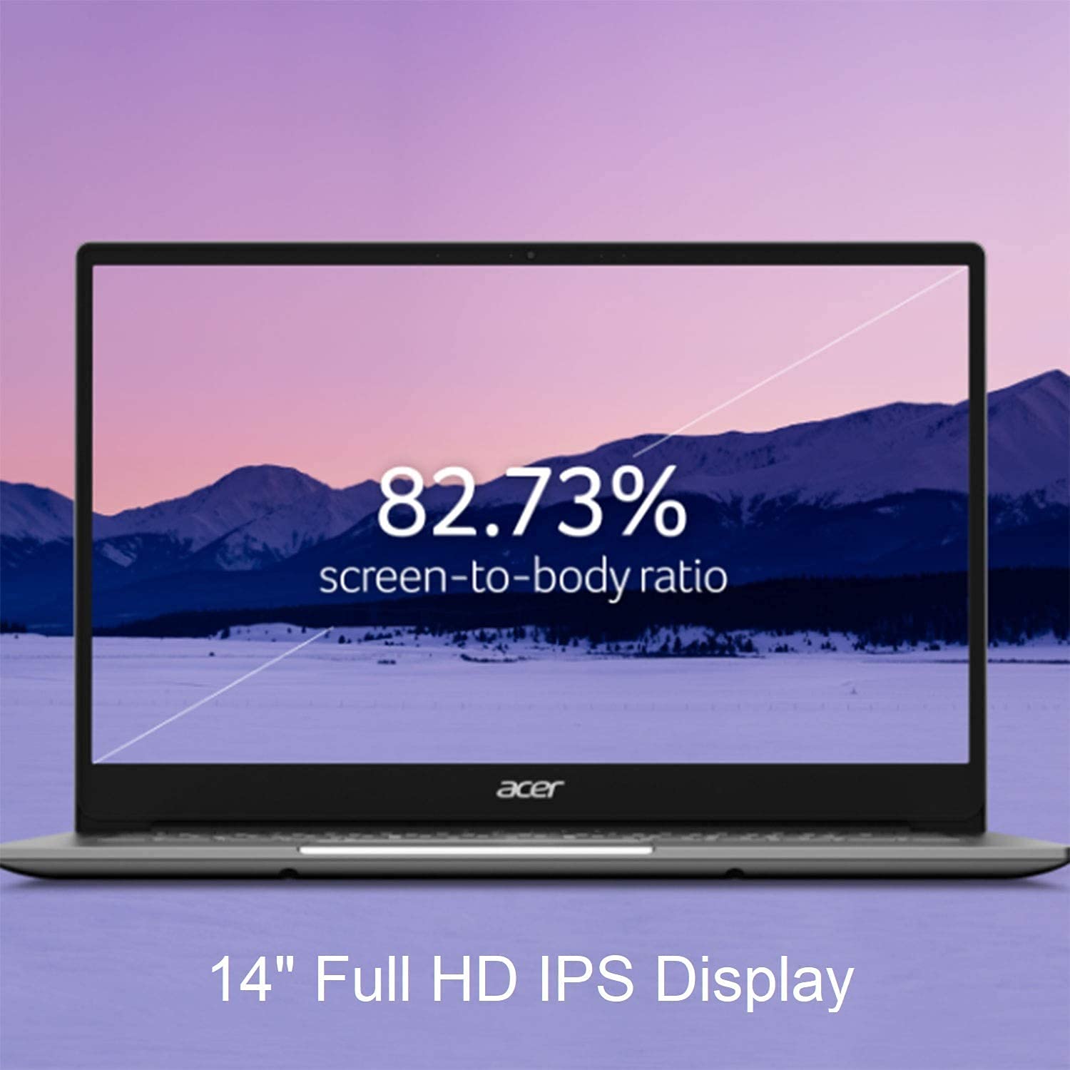 acer Swift 14" FHD (1920x1080) IPS Laptop | Intel i7-1165G7 4-Core | Intel Iris Xe Graphics | Backlit Keyboard | Fingerprint | Thunderbolt 4 | Wi-Fi 6 | 8GB LPDDR4 512GB SSD | Win10 Pro - متجر الجيل العربي الرقمي