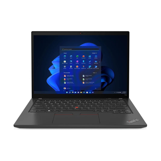 Lenovo Latest ThinkPad T14 Gen 3 Laptop, 12th Gen Intel i7-1260P (12 Cores), 14.0" FHD (1920 x 1200) IPS Anti-Glare, 24GB DDR4, 1TB SSD, Fingerprint Reader, 1080P Camera, 2.91 lbs, Win 11 Pro - Black - متجر الجيل العربي الرقمي