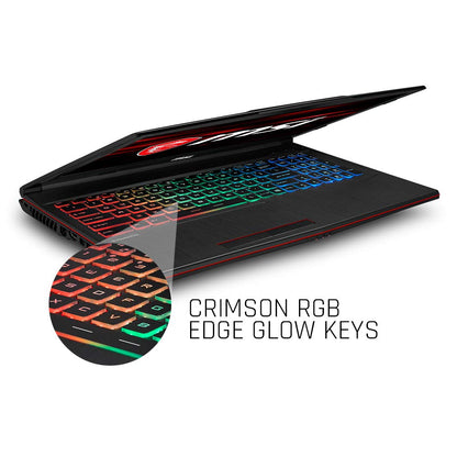 MSI GP63 Leopard-077 15.6" Performance Gaming Laptop i7-8750H (6 cores), NVIDIA GeForce GTX 1060 6G, 256GB NVMe SSD + 1TB HDD, 16GB RAM, Win 10, VR Ready, RGB KB - متجر الجيل العربي الرقمي