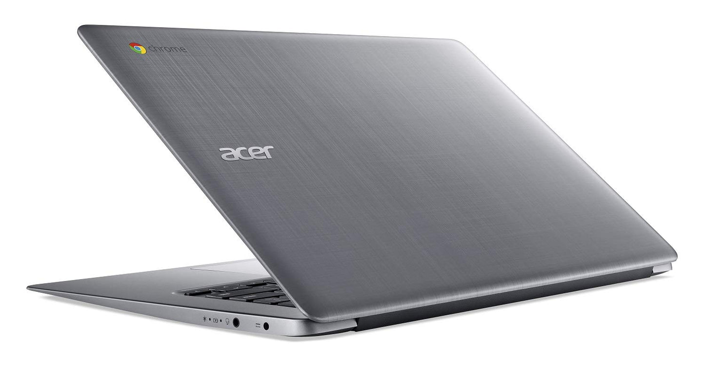 Acer Chromebook 14, Celeron N3160, 14" Full HD, 4GB LPDDR3, 16GB eMMC, CB3-431-C9W7 Bundle, Silver - متجر الجيل العربي الرقمي