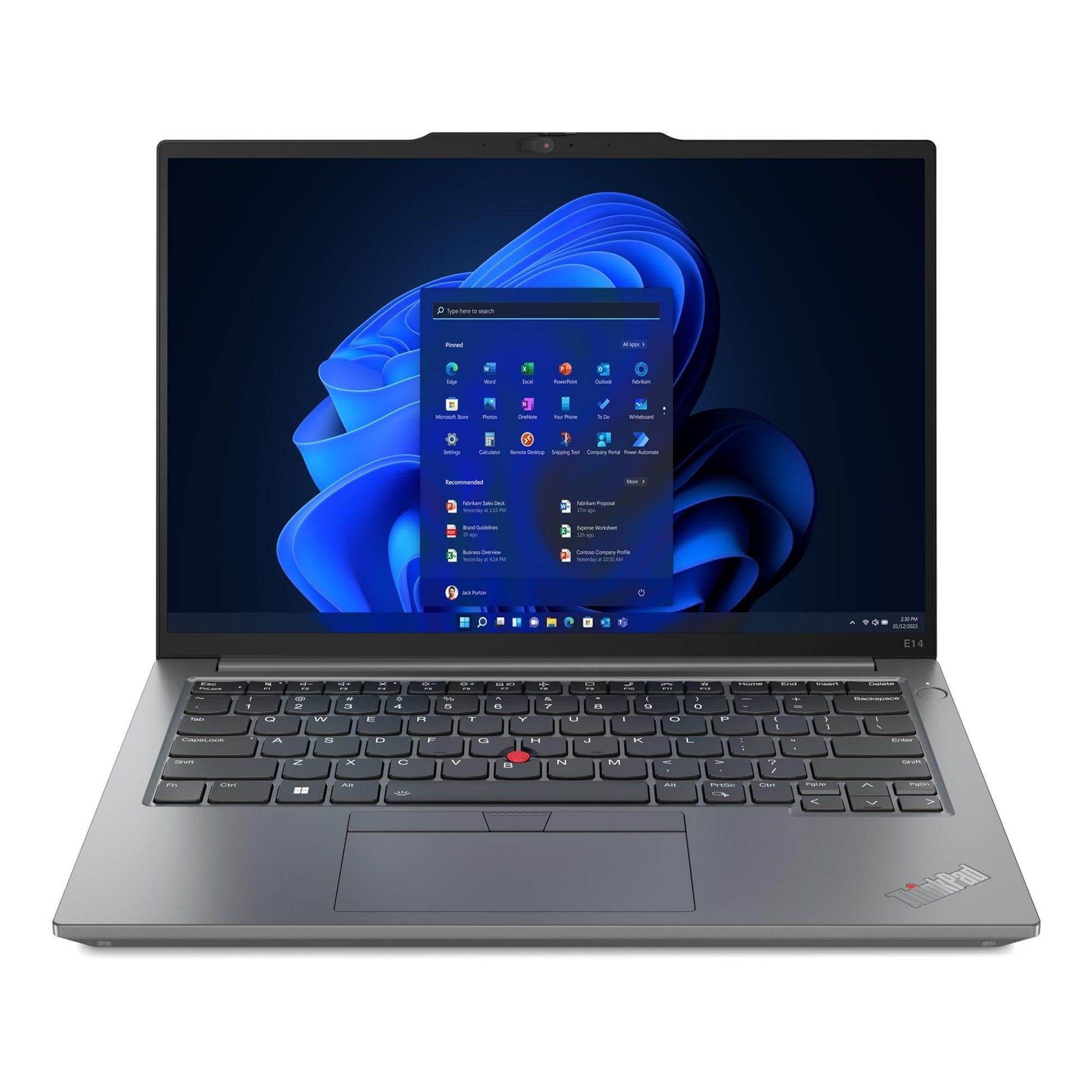 Lenovo ThinkPad E14 Gen 5 14" WUXGA IPS Laptop | Intel i7-1355U 10-Core | Iris Xe Graphics | Backlit Keyboard | Fingerprint | Thunderbolt 4 | WiFi 6 | 16GB DDR4 1TB SSD | Win10 Pro - متجر الجيل العربي الرقمي