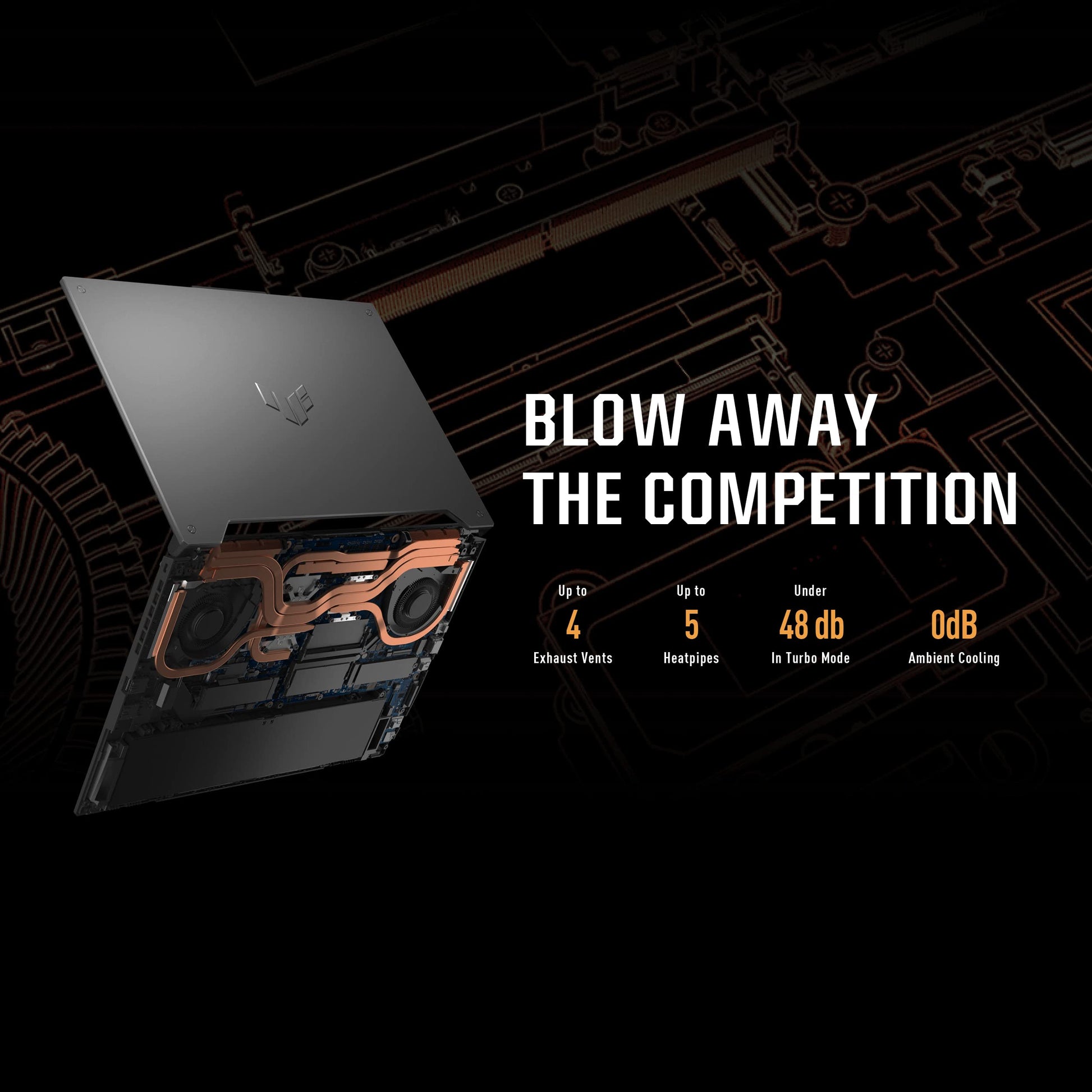 ASUS TUF Dash 15 (2022) Gaming Laptop, 15.6" 144Hz FHD Display, Intel Core i7-12650H, GeForce RTX 3060, 16GB DDR5, 512GB SSD, Thunderbolt 4, Windows 11 Home, Off Black, FX517ZM-AS73 - متجر الجيل العربي الرقمي