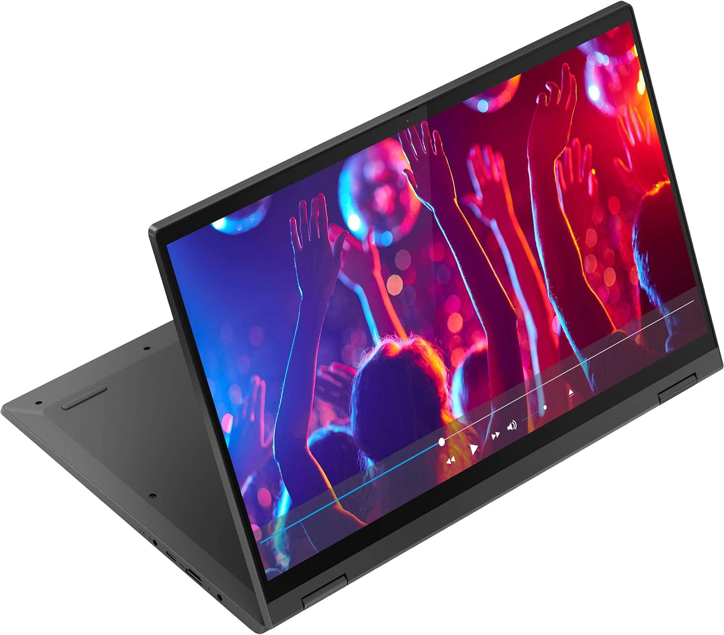 Lenovo IdeaPad Flex 5 5i 2-in-1 Laptop (15.6" FHD Touchscreen, Intel Core i7-1165G7, 16GB RAM, 1TB SSD, IST Active Stylus), Convertible, Fingerprint, Backlit KB, Wi-Fi 6, Webcam, Win 11 Home, Gray - متجر الجيل العربي الرقمي
