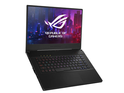 ROG Zephyrus M Thin and Portable Gaming Laptop, 15.6” 240Hz FHD IPS, NVIDIA GeForce RTX 2070, Intel Core i7-9750H, 16GB DDR4 RAM, 1TB PCIe SSD, Per-key RGB, Windows 10 Home, GU502GW-AH76 - متجر الجيل العربي الرقمي