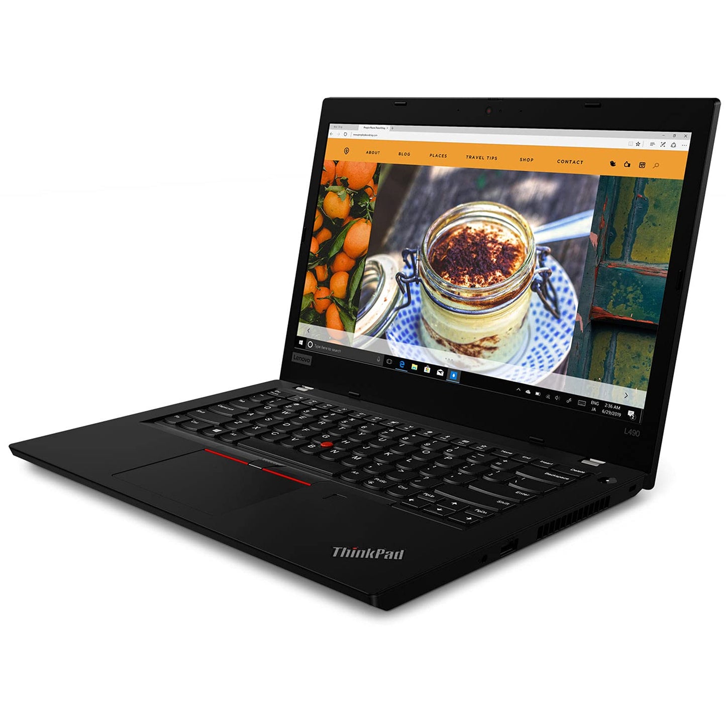 Lenovo ThinkPad L490 Laptop, 14" FHD (1920 x 1080), 8th Gen Intel Core i5-8265U, 8GB RAM, 256GB SSD,2, Windows 10 Pro (Renewed) - متجر الجيل العربي الرقمي