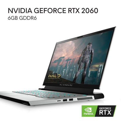 Alienware m15 R3 15.6inch FHD Gaming Laptop (Lunar Light) Intel Core i7-10750H 10th Gen, 16GB DDR4 RAM, 512GB SSD, Nvidia GeForce RTX 2060 6GB GDDR6, Windows 10 Home (AWm15-7272WHT-PUS) - متجر الجيل العربي الرقمي