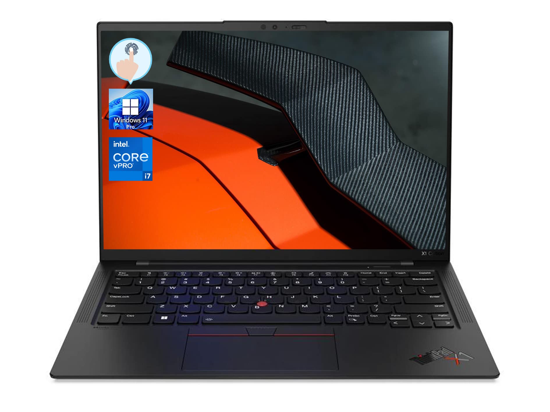 Lenovo ThinkPad X1 Carbon Gen 10 Business Laptop, 14" WUXGA IPS Touchscreen, Core i7-1270P vPro Processor, Windows 11 Pro, 32GB RAM, 512GB SSD, WIFI, Bluetooth, Webcam, Long Battery Life, TDU - متجر الجيل العربي الرقمي