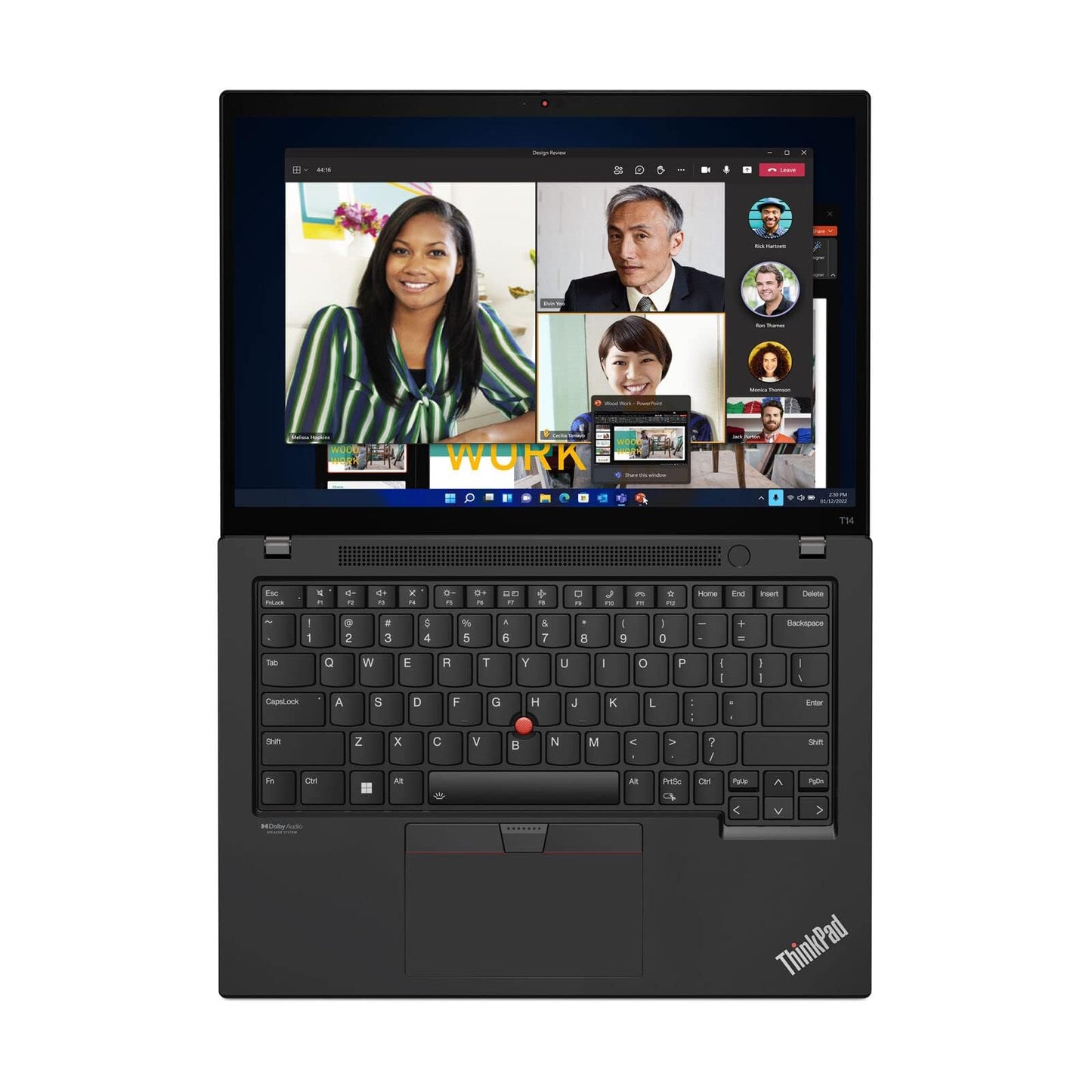Lenovo Latest ThinkPad T14 Gen 3 Laptop, 12th Gen Intel i7-1260P (12 Cores), 14.0" FHD (1920 x 1200) IPS Anti-Glare, 24GB DDR4, 1TB SSD, Fingerprint Reader, 1080P Camera, 2.91 lbs, Win 11 Pro - Black - متجر الجيل العربي الرقمي