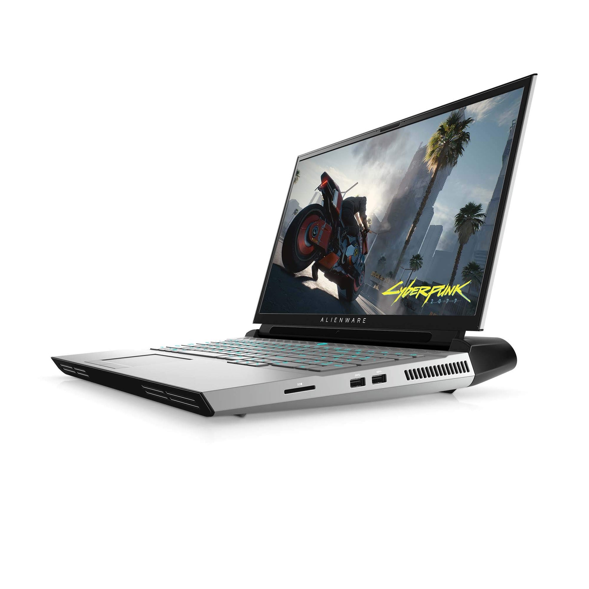 Alienware m15 R3 15.6inch FHD Gaming Laptop (Lunar Light) Intel Core i7-10750H 10th Gen, 16GB DDR4 RAM, 512GB SSD, Nvidia GeForce RTX 2060 6GB GDDR6, Windows 10 Home (AWm15-7272WHT-PUS) - متجر الجيل العربي الرقمي
