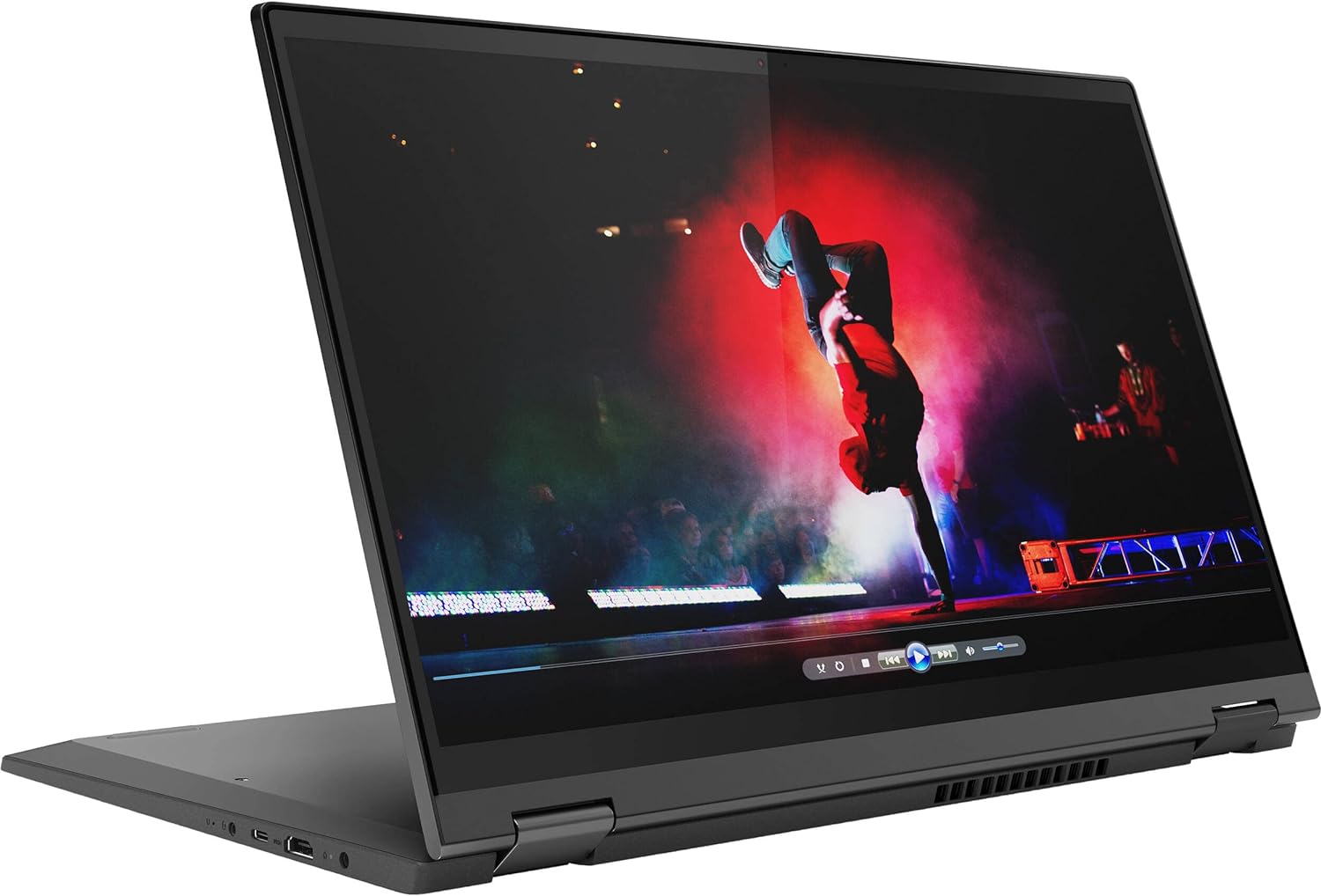 Lenovo IdeaPad Flex 5 5i 2-in-1 Laptop (15.6" FHD Touchscreen, Intel Core i7-1165G7, 16GB RAM, 1TB SSD, IST Active Stylus), Convertible, Fingerprint, Backlit KB, Wi-Fi 6, Webcam, Win 11 Home, Gray - متجر الجيل العربي الرقمي