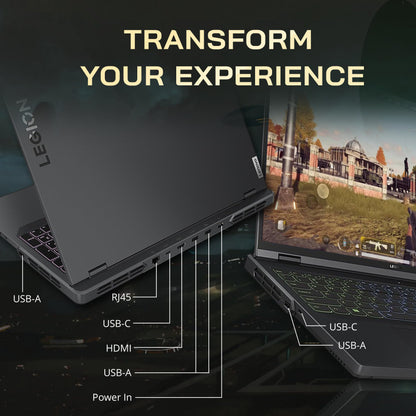 Lenovo Legion 5 Pro 16" Gaming Laptop (13th Gen Intel Core i7-13700HX, 32GB DDR5 RAM, 1TB SSD, NVIDIA GeForce RTX 4060, 165Hz Display,Microsoft® Windows 11 Home (64-bit) - متجر الجيل العربي الرقمي