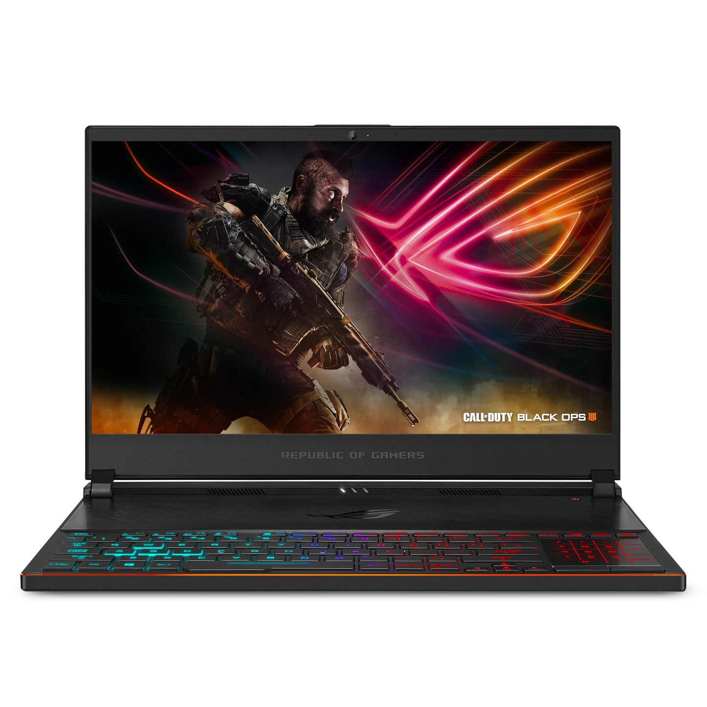 Asus ROG Zephyrus S Ultra Slim Gaming Laptop, 15.6” 144Hz IPS Type FHD, GeForce RTX 2070, Intel Core i7-8750H, 16GB DDR4, 512GB PCIe Nvme SSD, Aura Sync RGB, Windows 10 64-bit, GX531GW-AS76 .62” Thin - متجر الجيل العربي الرقمي