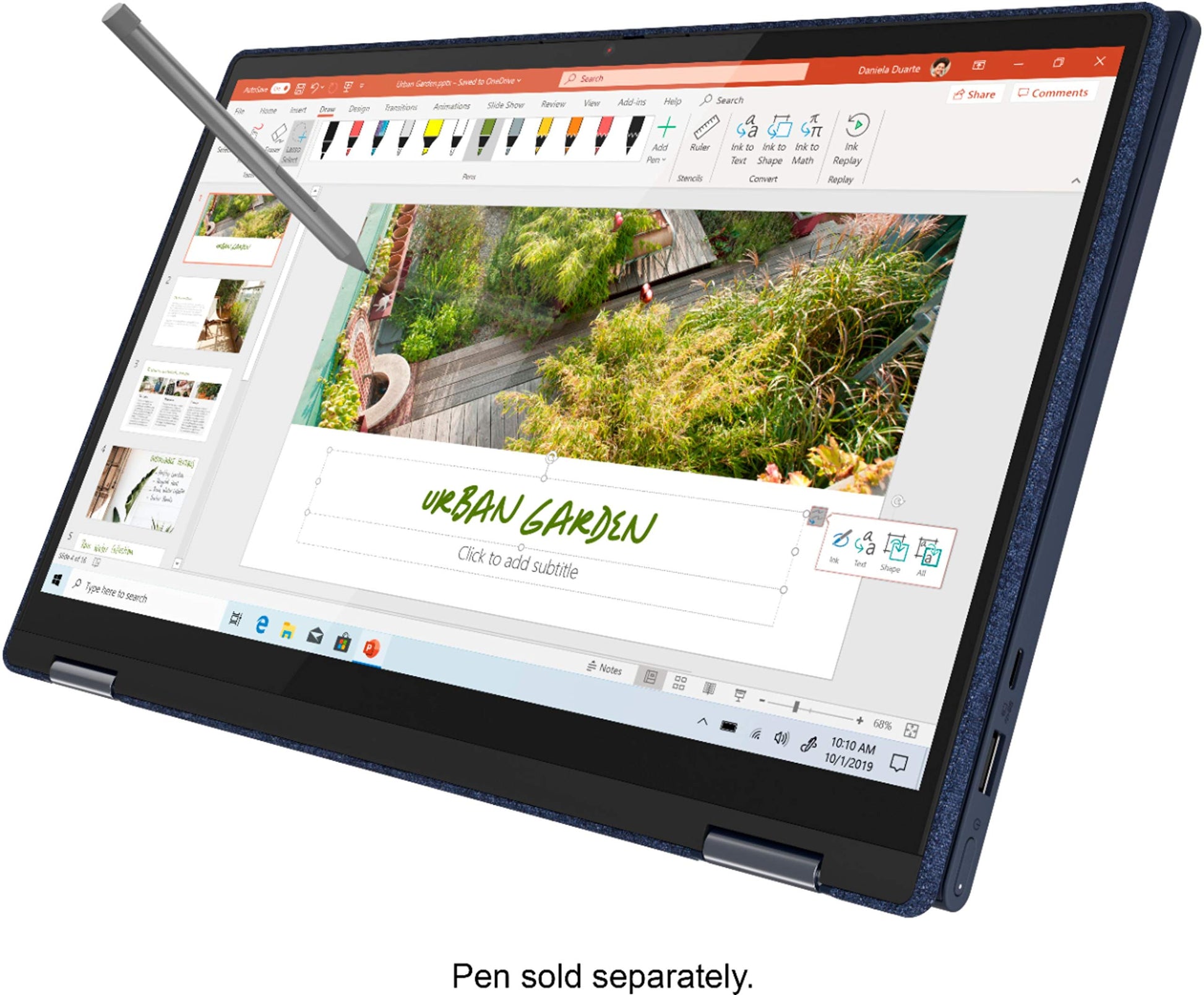 Lenovo - ThinkPad L13 Yoga 2-in-1 13.3" Touch-Screen Laptop - Intel Core i5-1021U - 8GB Memory - 256GB SSD - Black - متجر الجيل العربي الرقمي