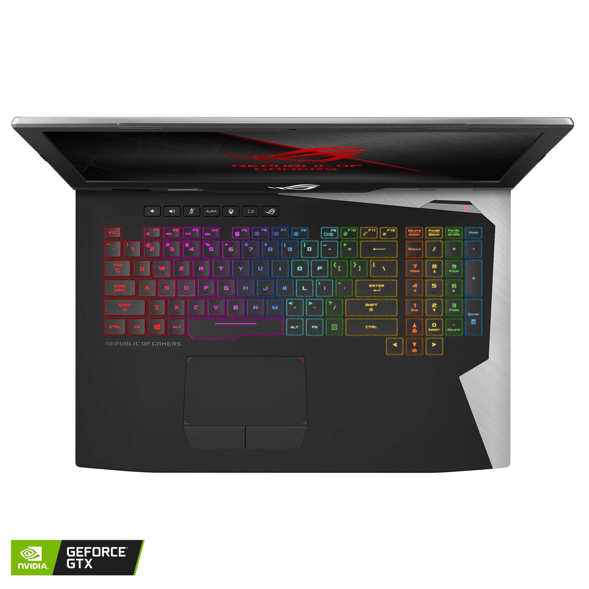 Asus ROG Zephyrus S Ultra Slim Gaming Laptop, 15.6” 144Hz IPS Type FHD, GeForce RTX 2070, Intel Core i7-8750H, 16GB DDR4, 512GB PCIe Nvme SSD, Aura Sync RGB, Windows 10 64-bit, GX531GW-AS76 .62” Thin - متجر الجيل العربي الرقمي